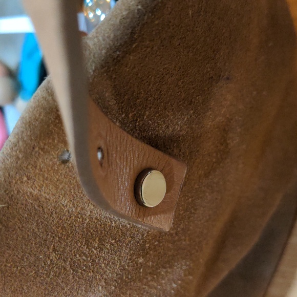 prune argentina brown suede purse With Dust Bag - Picture 10 of 16